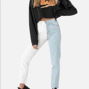 adika colorblock jeans